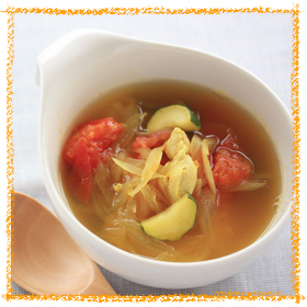 夏野菜のカレースープ 食事 作り方 糖尿病対策レシピ 糖尿病特集サイト メディマグ 糖尿病